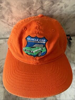 Muscle Car 1000 Orange Baseball Cap